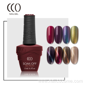 Cco New Formula Custom Logo Private lable Silky Texture Soak Off Uv Nail Gel Polish Color With Rich Pigment